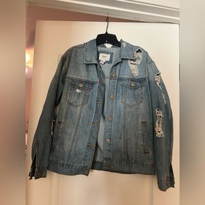 Distressed Jean Jacket